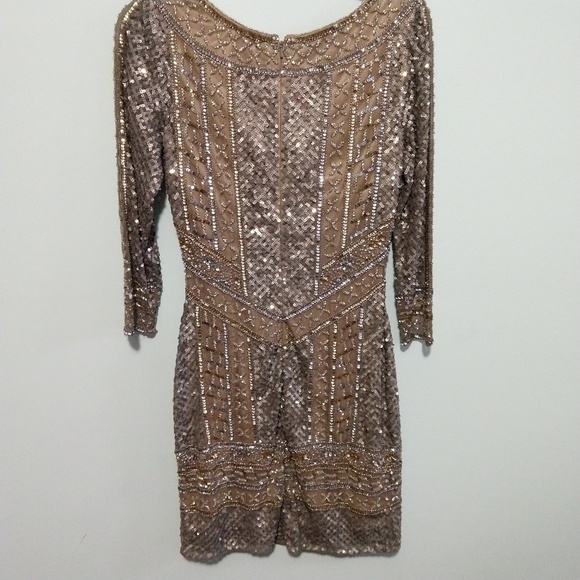 New Years Party Dress Sequin Bodycon - Picture 2 of 8